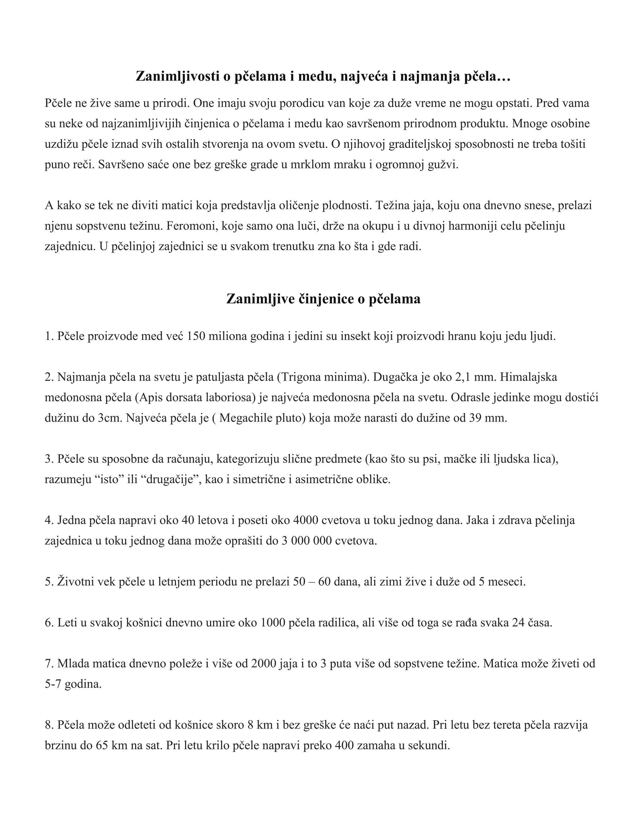 Zanimljivosti o pčelama i medu.docx