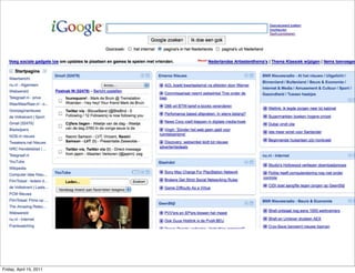 RSS Readers




Friday, April 15, 2011
 