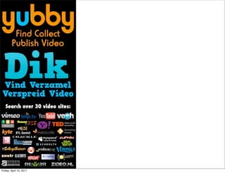 Friday, April 15, 2011
 