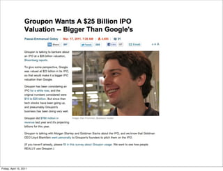 Friday, April 15, 2011
 