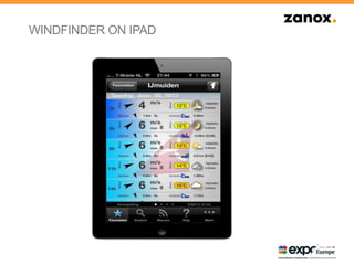 WINDFINDER ON IPAD
 