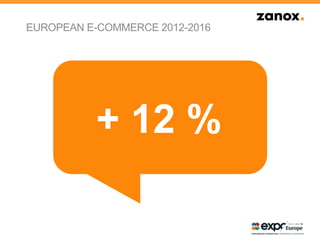 + 12 %
EUROPEAN E-COMMERCE 2012-2016
 