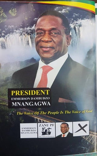 ZANU PF 2018 Elections Manifesto 