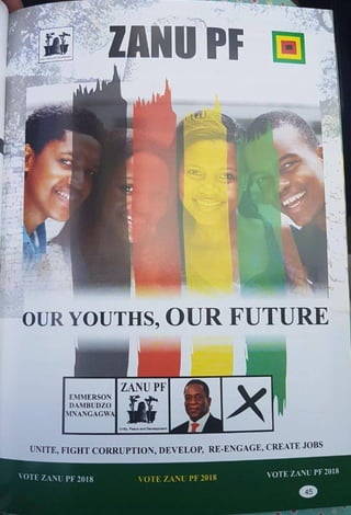 ZANU PF 2018 Elections Manifesto 