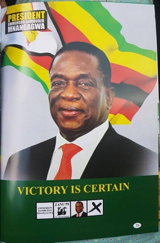 ZANU PF 2018 Elections Manifesto 