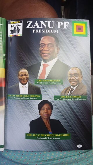 ZANU PF 2018 Elections Manifesto 