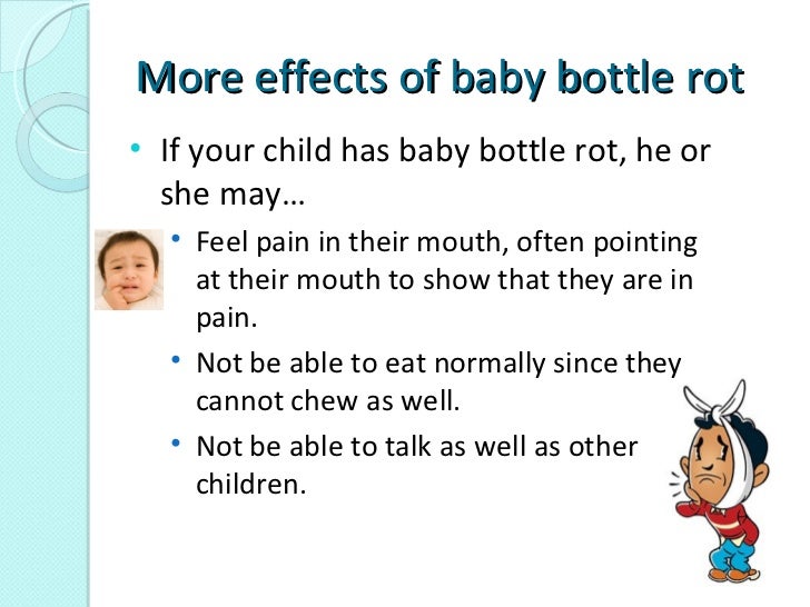 Zanzonico baby bottle rot