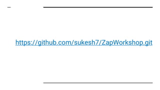 OWASP ZAP API Automation | PPTX | Internet | Computing