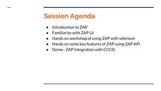 OWASP ZAP API Automation | PPTX | Internet | Computing
