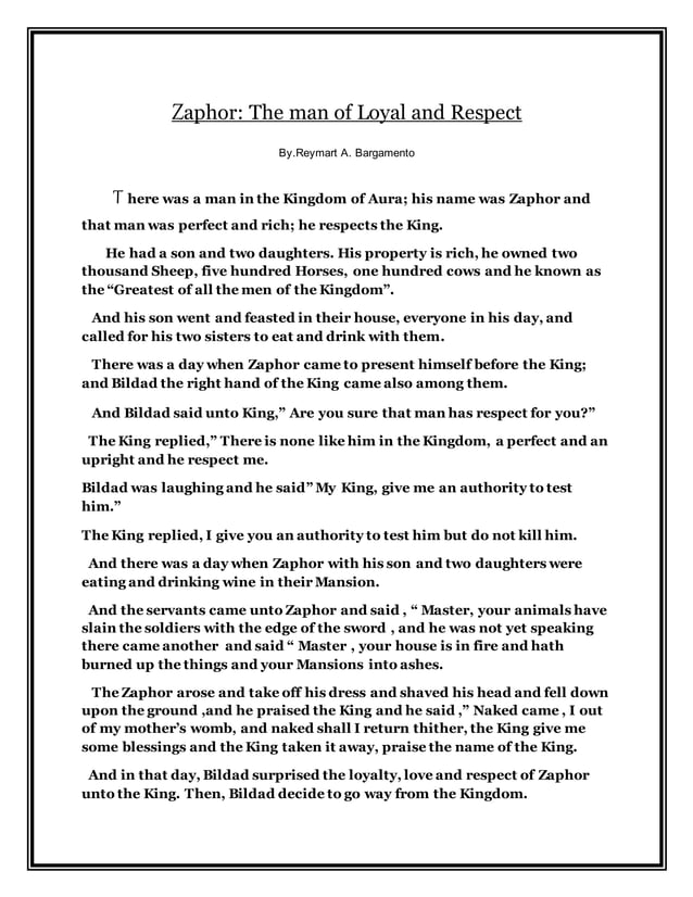 My short story | PDF