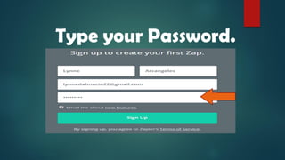 Type your Password.
 