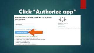 Click “Authorize app”
 