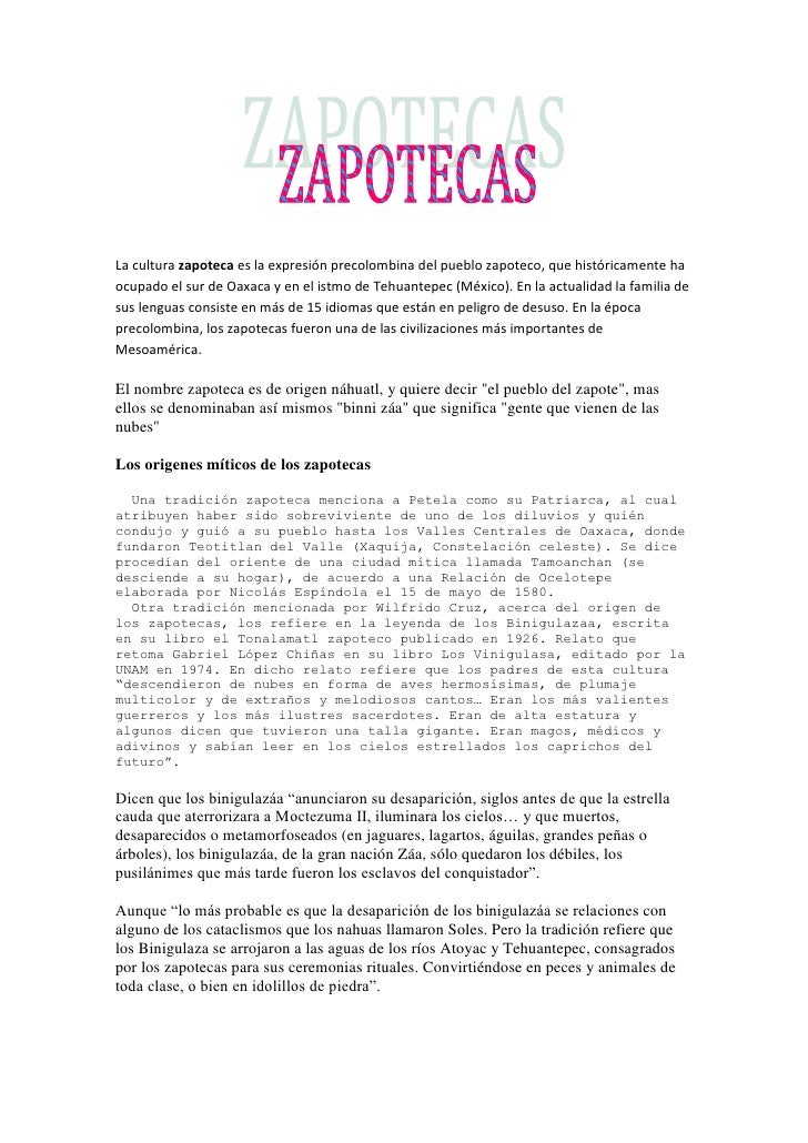 Zapotecas