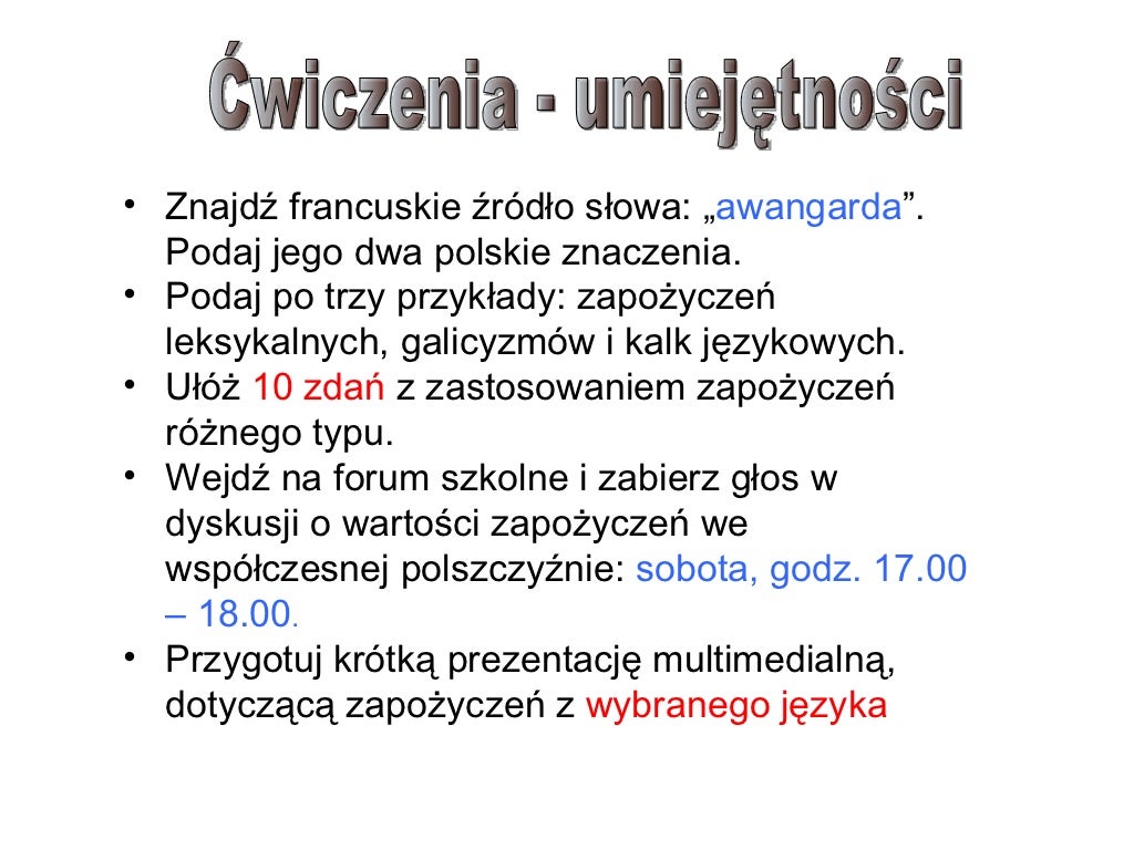 Zapożyczenia w języku polskim