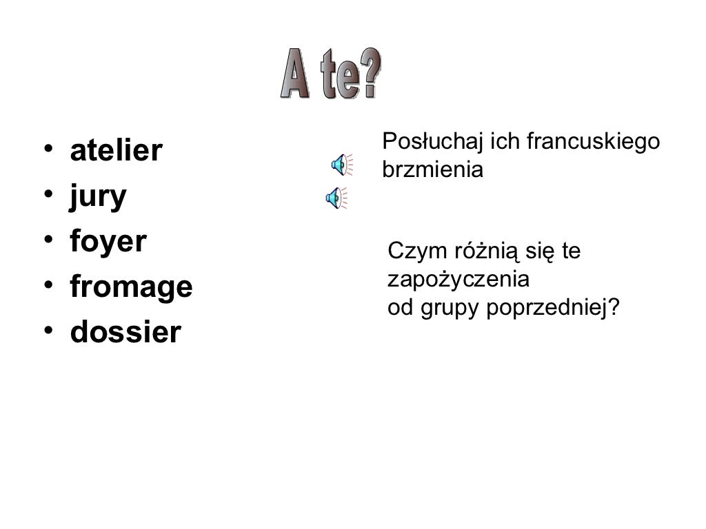 Zapożyczenia w języku polskim