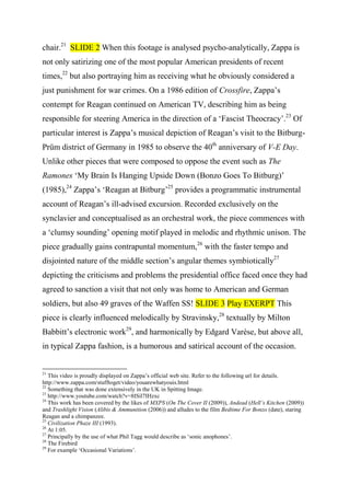Zappa Politics Paper   For Presentation