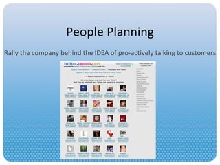 People Planning Rally the company behind the IDEA of pro-actively talking to customers 