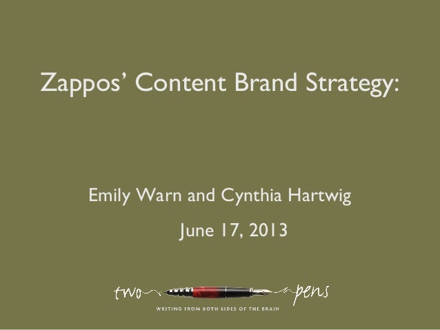 zappo s case study What does service company mean i'd rather spend money on things that improve the customer experience than on marketing we run the warehouse 24-7--it's not very. zappo s case study What does service company mean i'd rather spend money on things that improve the customer experience than on marketing we run the warehouse 24-7--it's not very.