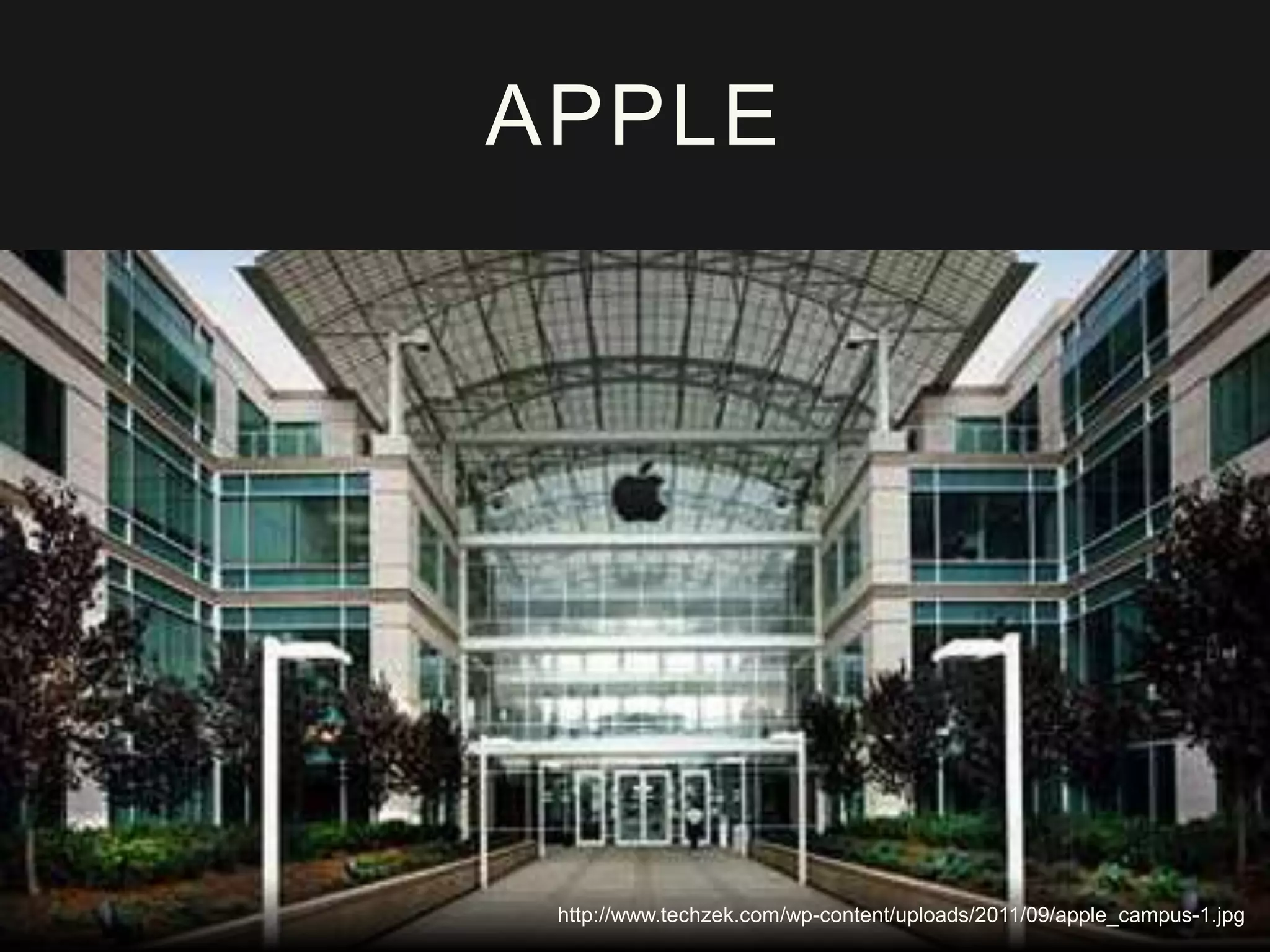 APPLE
http://www.techzek.com/wp-content/uploads/2011/09/apple_campus-1.jpg
 