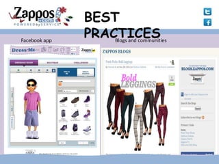 BEST
Facebook app
               PRACTICES
                   Blogs and communities
 