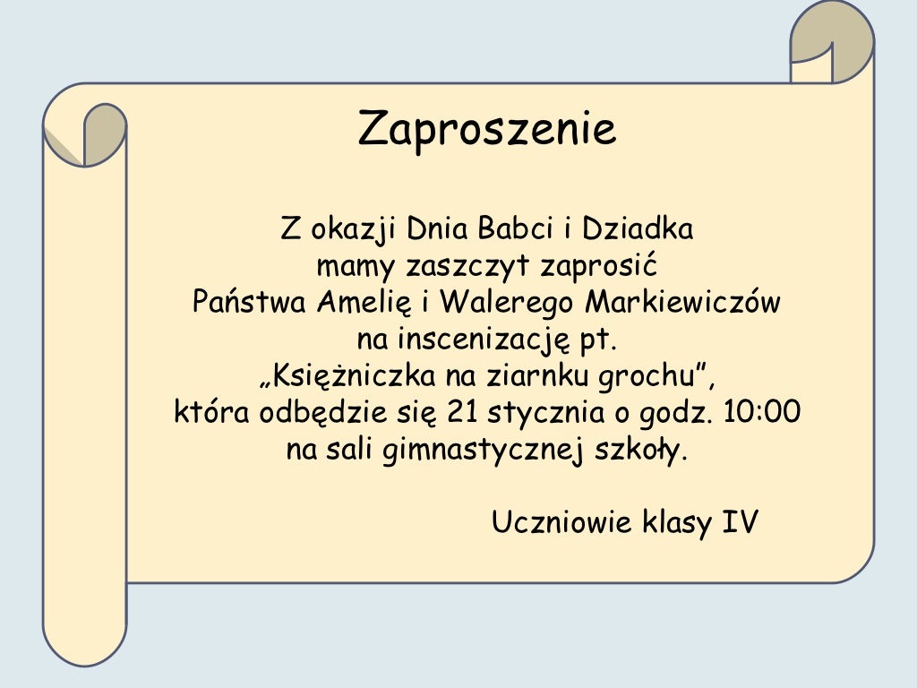 Zaproszenie