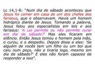 E nós, aprendizes do Evangelho, estamos
atentos para prestar auxílio aos necessitados
que estão um pouco fora do nosso campo de
visão?
 