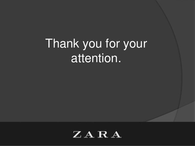 2018 sales zara report Profile: Company Zara