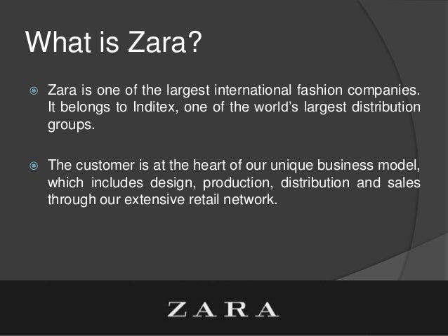 zara about the company