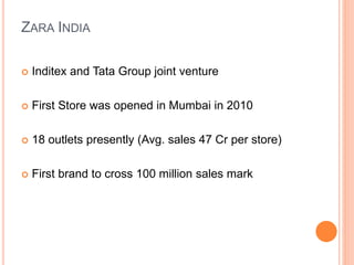 Zara : Fast Fashion | PPTX