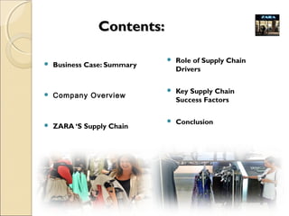 Zara Operations ZARA Case Study: Role of Supply chain in organizational Success | PPT