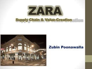 ZARA
Supply Chain & Value-Creation
Zubin Poonawalla
 
