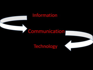 Information


Communication

  Technology
 