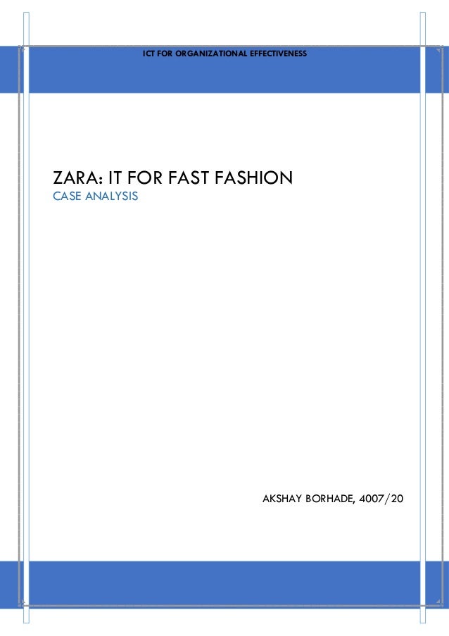 Zara case study pdf picture