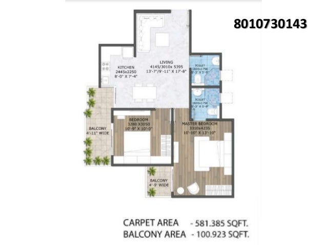 2bhk floor plan zara aavaas 3 