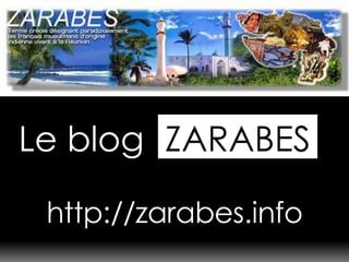 Le blog http://zarabes.info ZARABES 