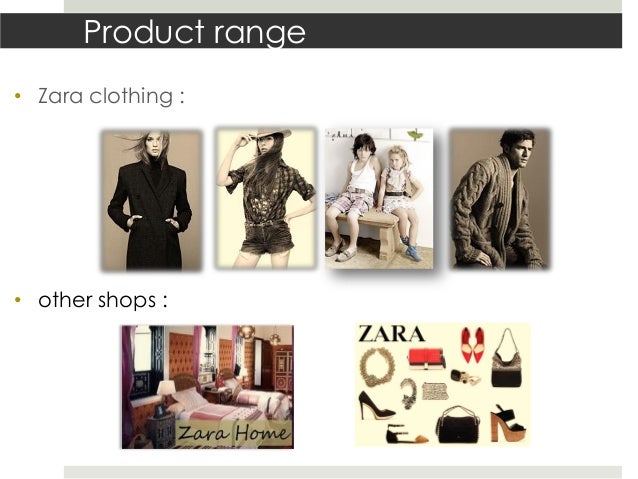 zara product range