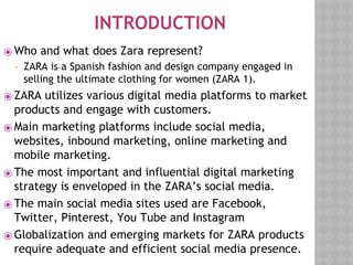 Zara digital strategy | PPTX