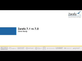 Zarafa 7.1 vs 7.0
Steve Hardy
 