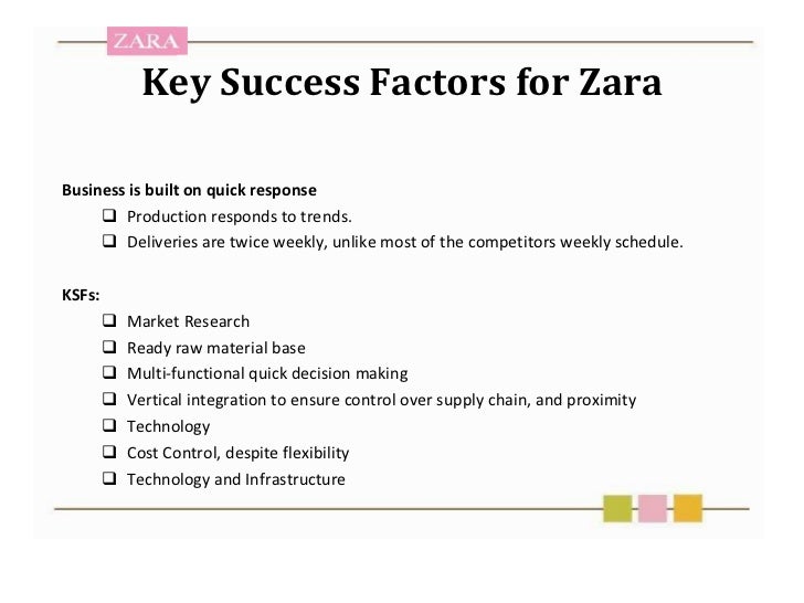 Critical Success Factors Fashion Industry Critical Success Factors Fashion Industry