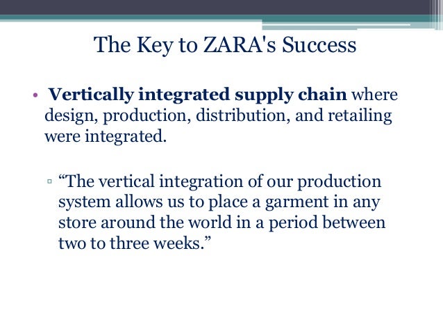 Zara supply chain management case study solution