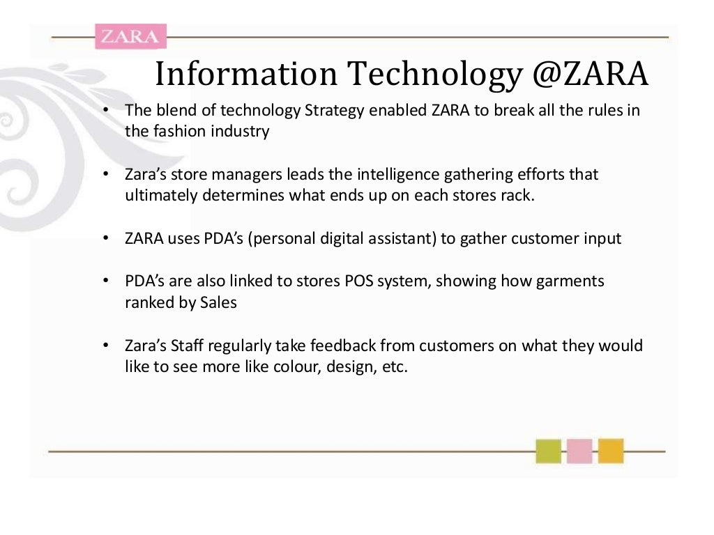 ZARA Information Systems