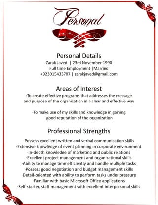 Zarak/Resume 