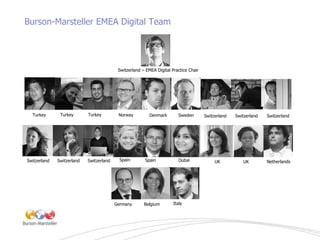 Burson-Marsteller EMEA Digital Team Switzerland – EMEA Digital Practice Chair Switzerland Switzerland Switzerland Switzerl...