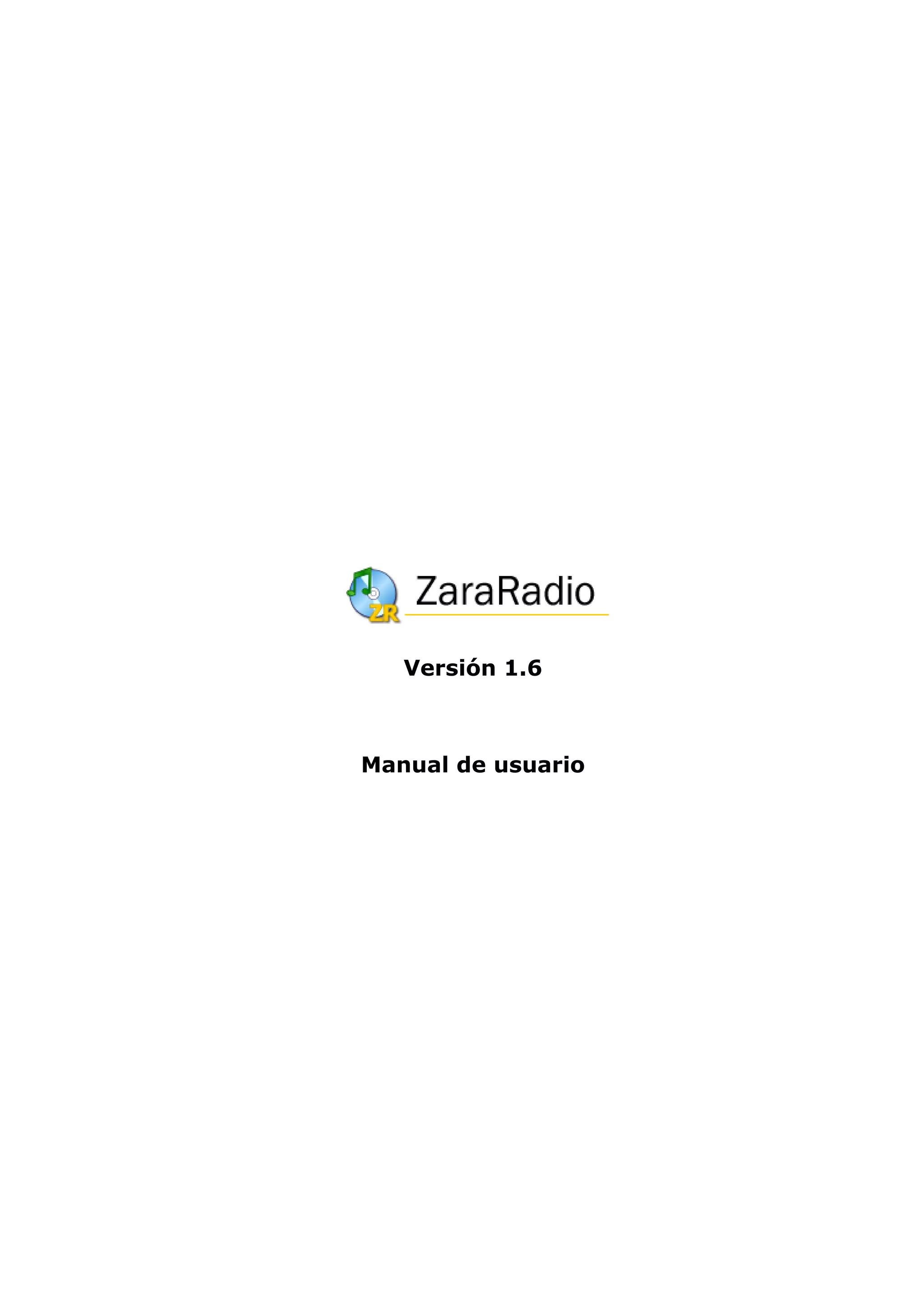 Zara Radio manual de uso en Español | PDF
