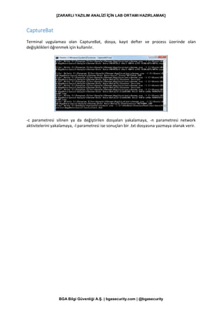 Zararlı Yazılım Analizi İçin Lab Ortamı Hazırlamak | PDF
