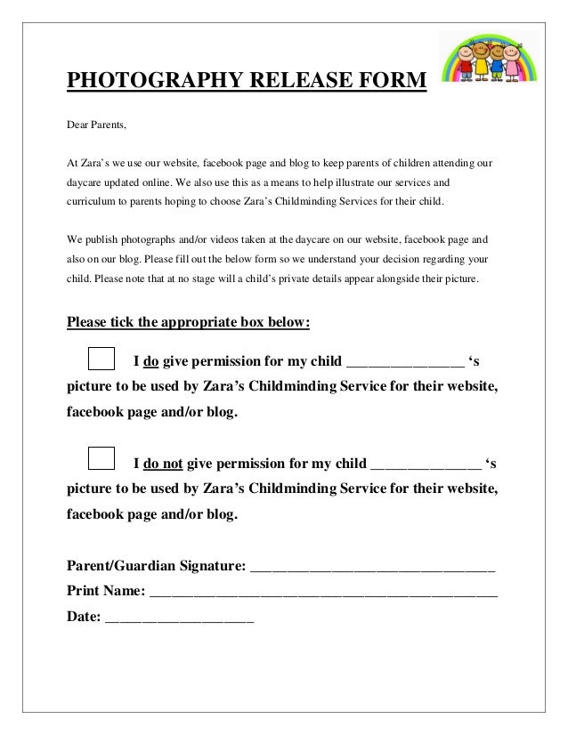 zaras childminding service handbook 2015 2016 daycare application form for parents