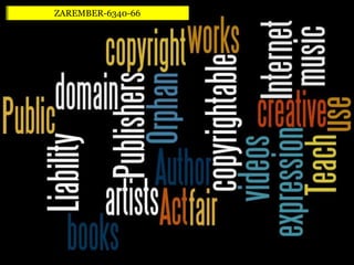 Copyright ZAREMBER-6340-66 Norma Zarember EDTC  6340 