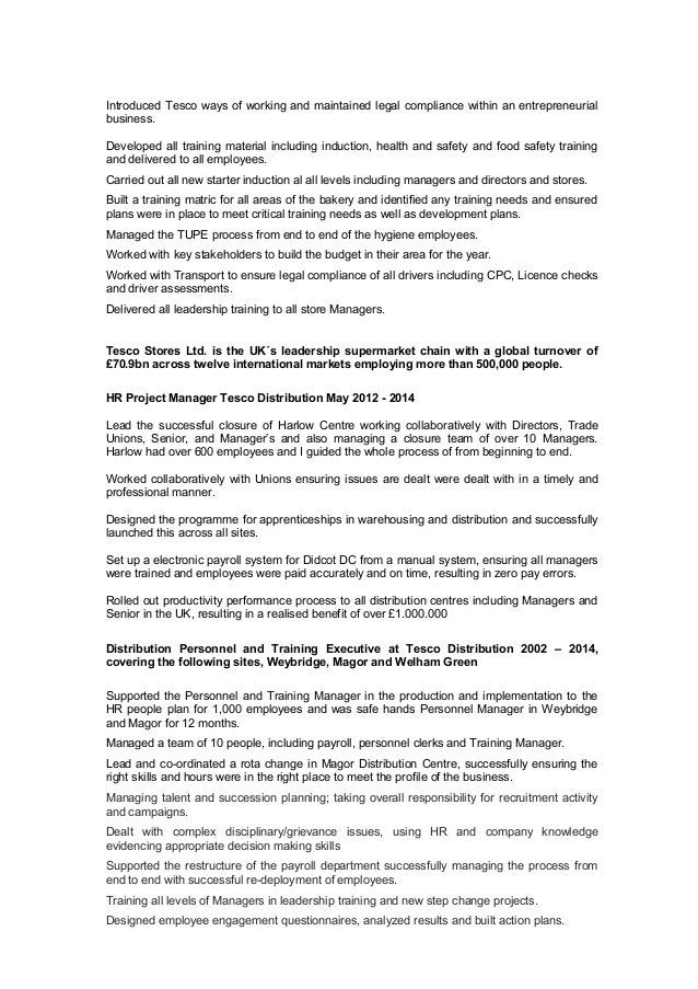tesco cv barca fontanacountryinn com tesco cv