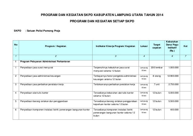 Makalah Perencanaan Daerah Pol Pp Lampung Utara Zarkasi By Achmad A