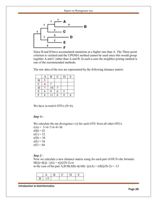 Phylogenetic tree construction using bioinformatics tools Zarlish ...
